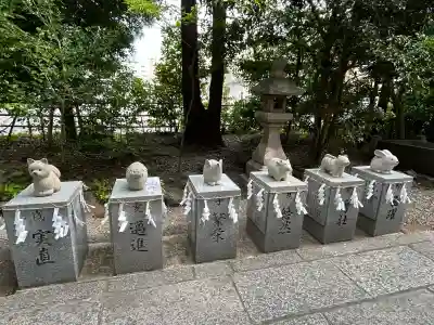 日枝神社の像