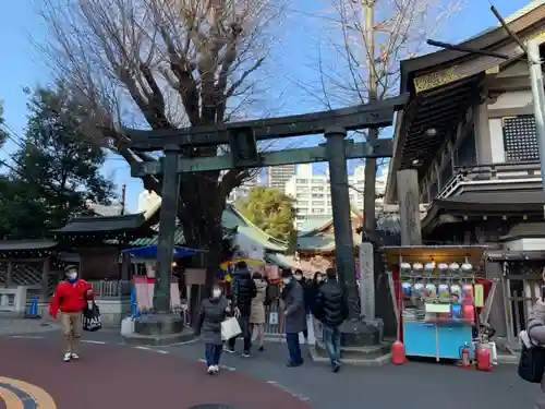 湯島天満宮の鳥居