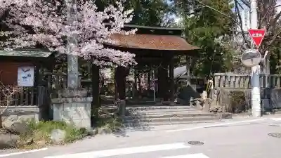 大井俣窪八幡神社の山門・神門