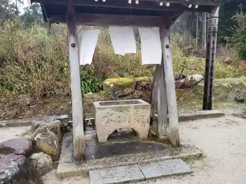 大炊神社の手水舎