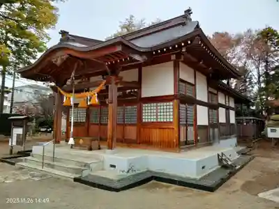 大和田氷川神社の本殿・本堂