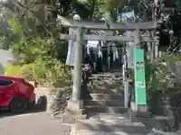 多摩川浅間神社の鳥居