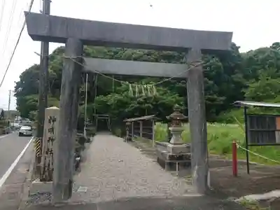 神明神社の鳥居