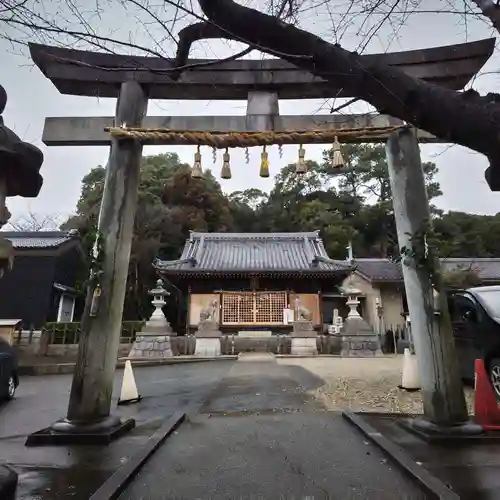 白山社（成岩白山神社）の鳥居