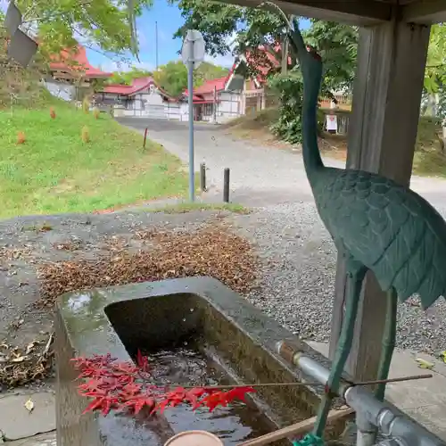 釧路一之宮 厳島神社の手水舎