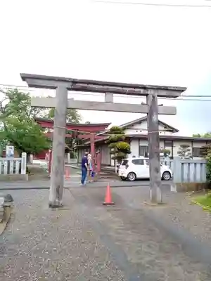 古尾谷八幡神社の鳥居