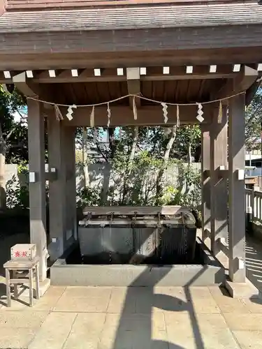 検見川神社の手水舎