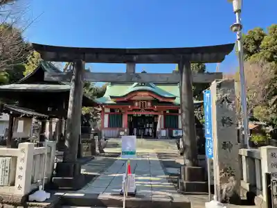 鮫州八幡神社の鳥居