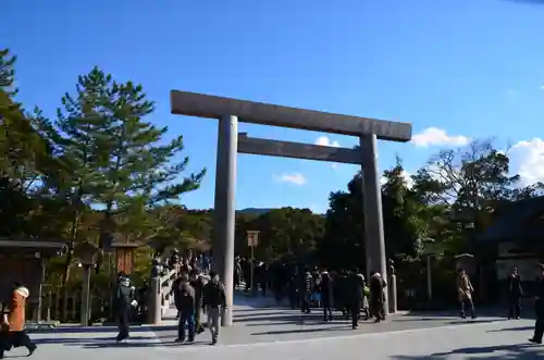 伊勢神宮内宮（皇大神宮）の鳥居