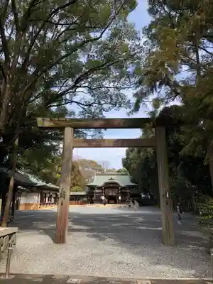 氷上姉子神社(熱田神宮摂社)の鳥居
