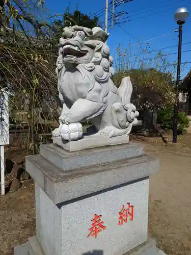 鈴谷天神社の狛犬