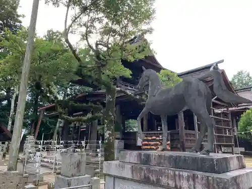 今八幡宮の狛犬