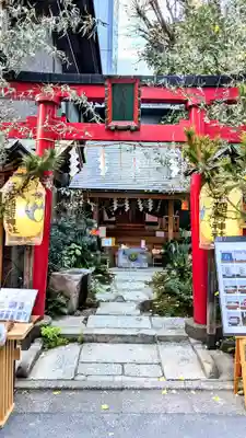 五十稲荷神社(栄寿稲荷神社)の鳥居