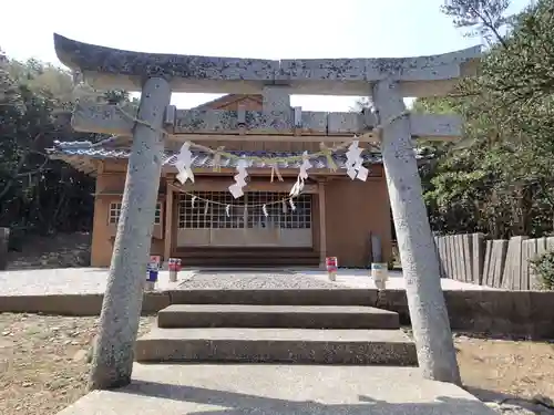胡禄神社の鳥居