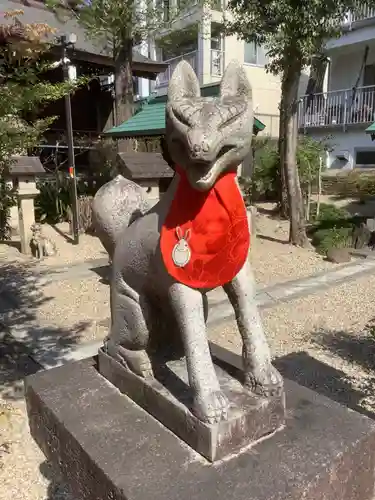 三輪神社の狛犬