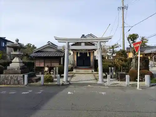 秋葉社の鳥居