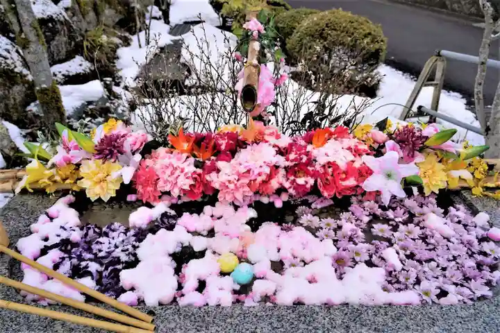 陽林寺の手水舎