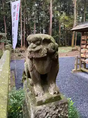 間々田八幡宮の狛犬