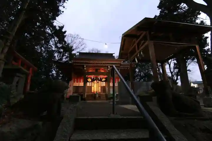 阿久津「田村神社」(郡山市阿久津町)旧社名:伊豆箱根三嶋三社の本殿・本堂