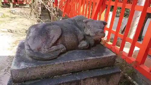 水鏡天満宮の狛犬