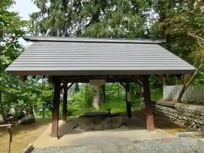 愛別神社の手水舎