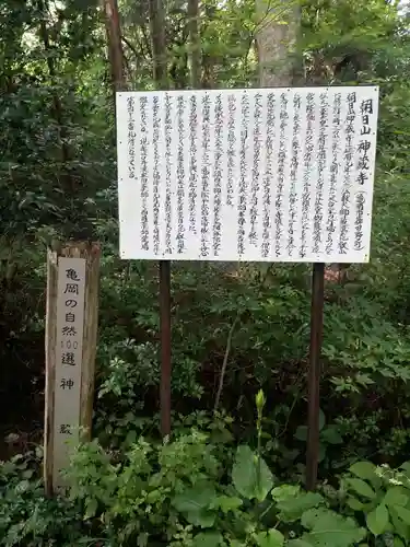 神藏寺の歴史