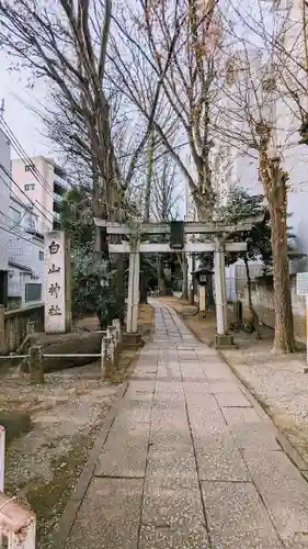 白山神社の鳥居