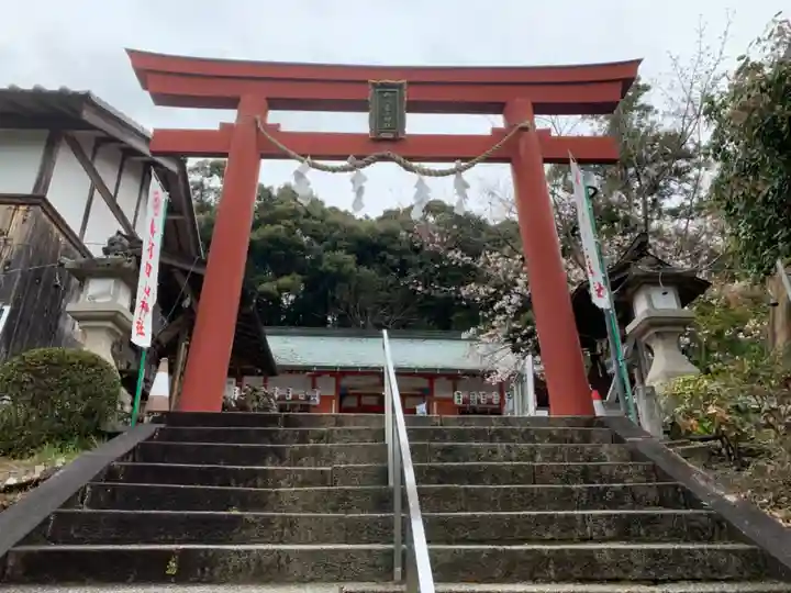 粉河産土神社(たのもしの宮)の鳥居