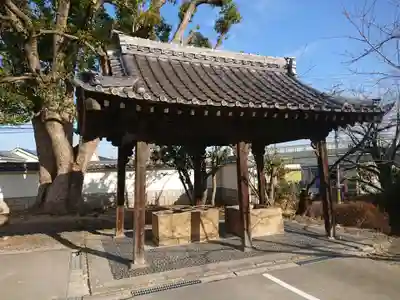 勝鬘寺の手水舎