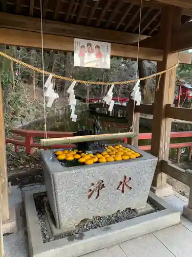 間々田八幡宮の手水舎