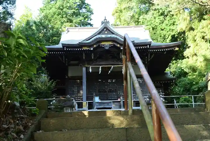 西八朔杉山神社の本殿・本堂