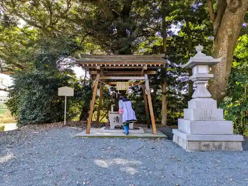 八幡神社の手水