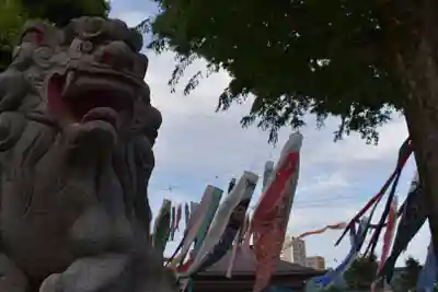 相模原氷川神社の狛犬