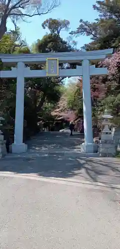 検見川神社の鳥居