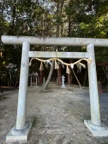 神明神社の鳥居