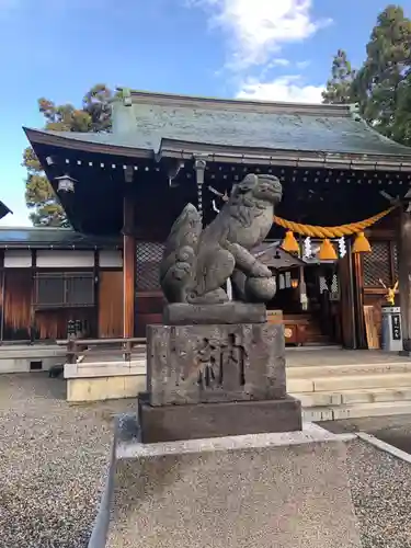 奥田神社の狛犬