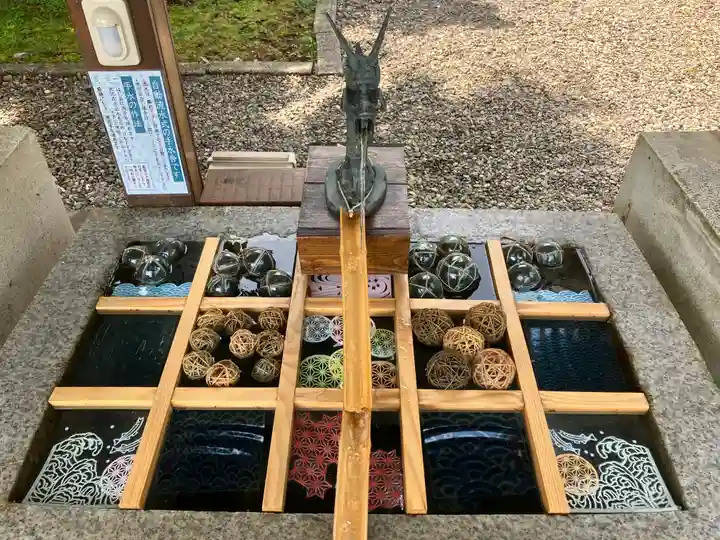 根室金刀比羅神社の手水舎