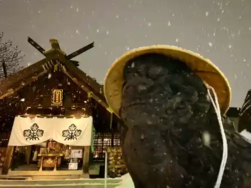 札幌諏訪神社の狛犬