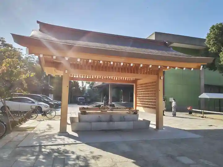難波大社 生國魂神社の手水舎