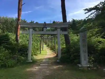 湯神社(彌彦神社末社)の鳥居