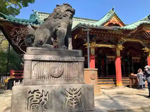 根津神社の狛犬