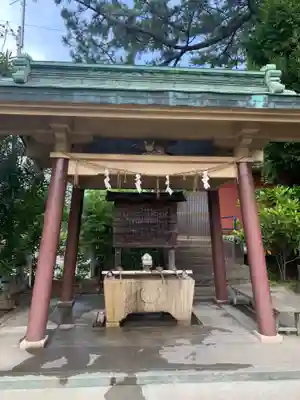 元城町東照宮の手水舎