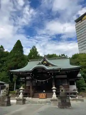 落合白山神社の本殿・本堂