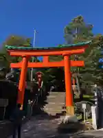 穴八幡宮の鳥居