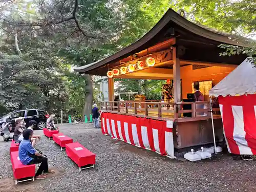 上目黒氷川神社のお祭り