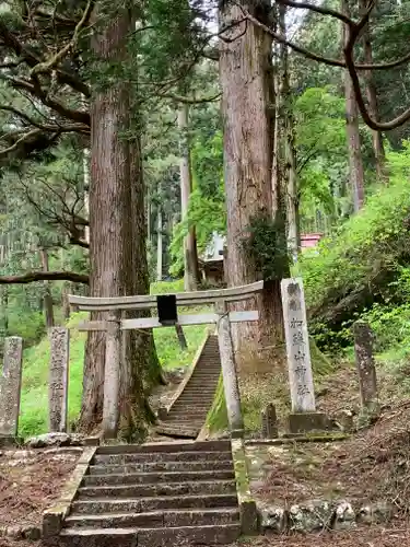 加蘇山神社の鳥居