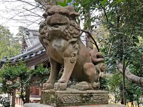 奥石神社の狛犬