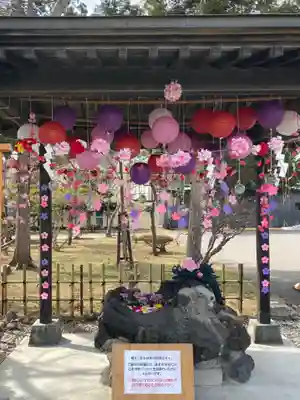 伊達神社の手水舎