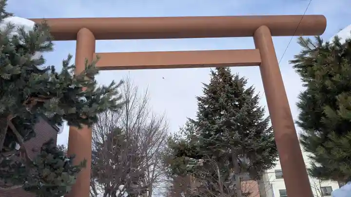 上川神社頓宮の鳥居