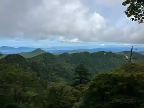 大峯山寺の景色